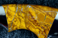 Polvadera Jasper with agate seams in this six power enlargement